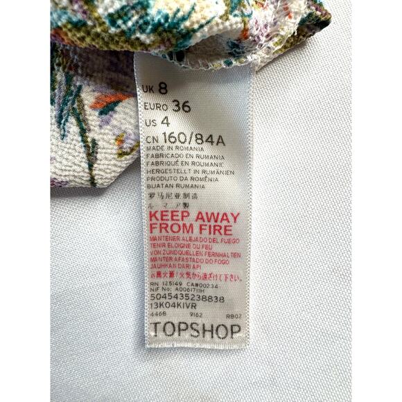 Boho Floral Off--the- Shoulder Blouse – Size 4 (US) - Picture 8 of 9